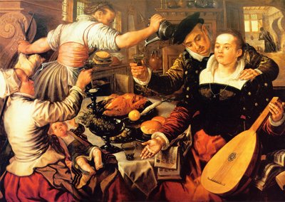 Interior de una cocina de Joachim Beuckelaer